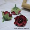Handgefertigte Mailand Rose Künstliche Blume für Zuhause, Hochzeitsdekoration und DIY Kopfschmuck