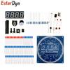 DIY rotierendes digitales LED-Anzeigemodul Alarm elektronisches Digitaluhr-Kit 51 SCM-Lernplatine 5V DS1302