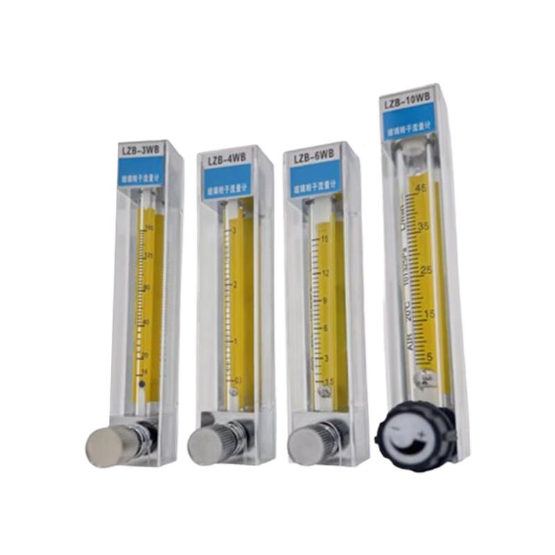 YuMao LZB-3WB Gas Glass Rotor Flowmeter, 2.5-25 ml/min