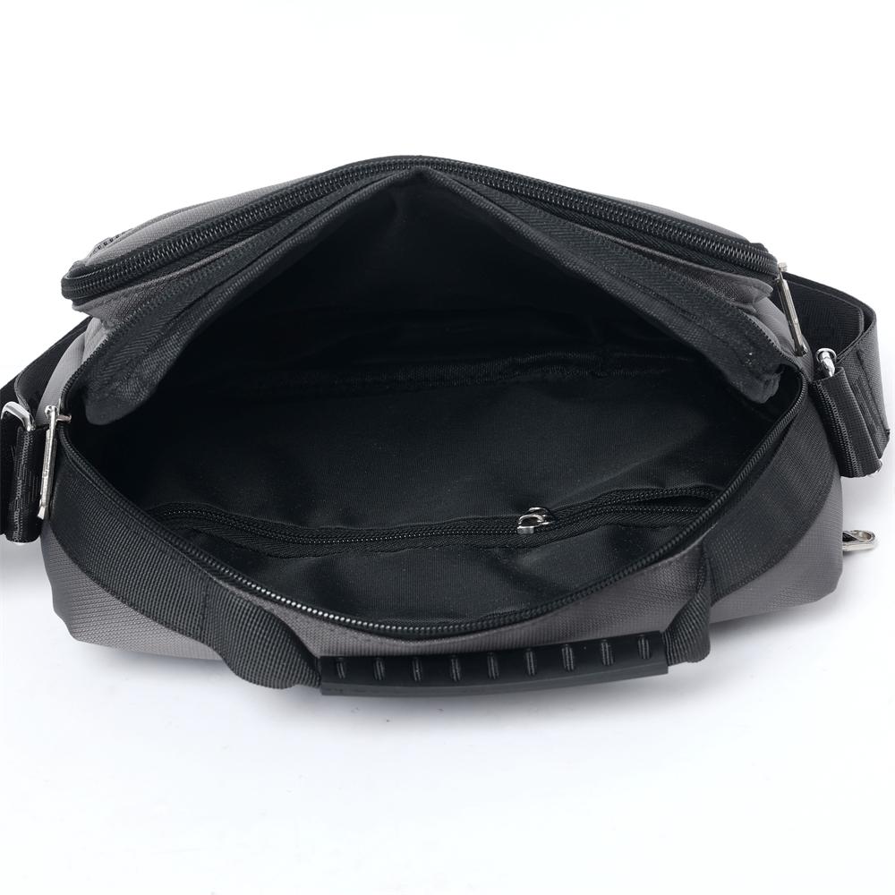 Mens Oxford Crossbody Messenger Bag Waterproof Business Shoulder Satchel Multi Pocket Purse