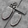 For BYD Formula Leopard 5 8 3 Ti3 Car Key Case Zinc Alloy Leather Key Shell Fob Cover Protection Keychain Holder Car Accessories