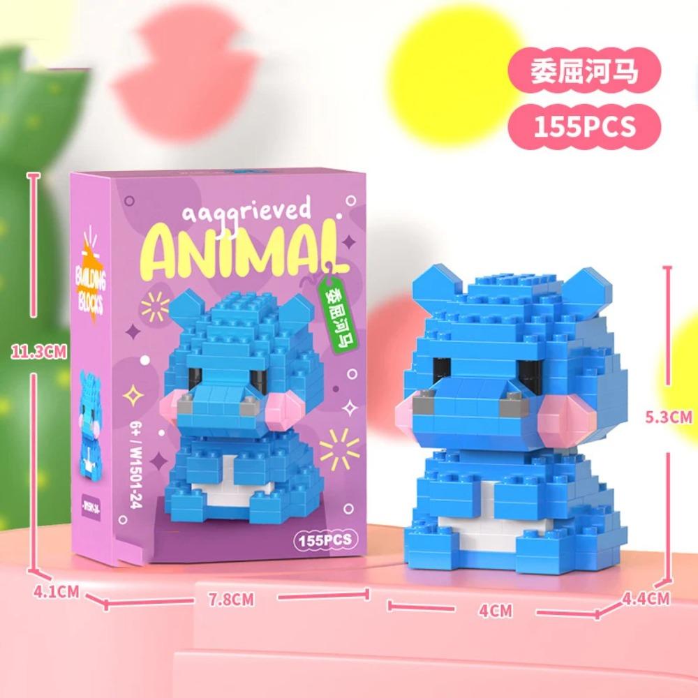 Adults Animals Micro Particle Building Blocks Toy for Children 6 to 12 Years Old Boy Birthday Gift Dog Cat Mini Bricks Girl Toys