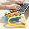 Sealed Insulated Lunch Container Portable Divided Lunch Plate  For Students