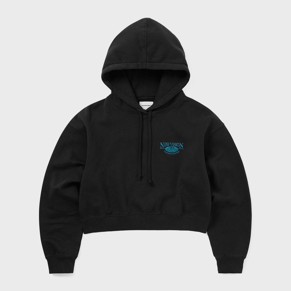 ThIs Is Never That NeW vIsion W Hoodie Off Black S