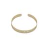 Gold Plated Half-Open Hollow Star Moon Bracelet - Women’s Cuff, Colorfast