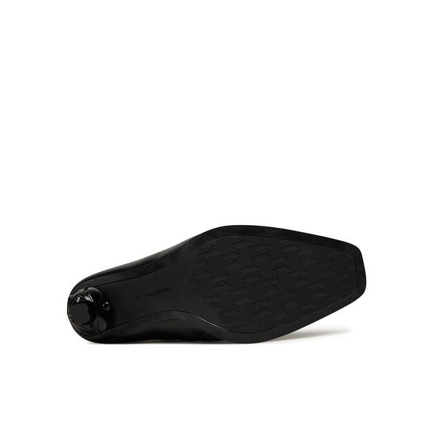 Ботильоны KARL LAGERFELD Nft Heel Zip Ankle Boots KL39135 Black