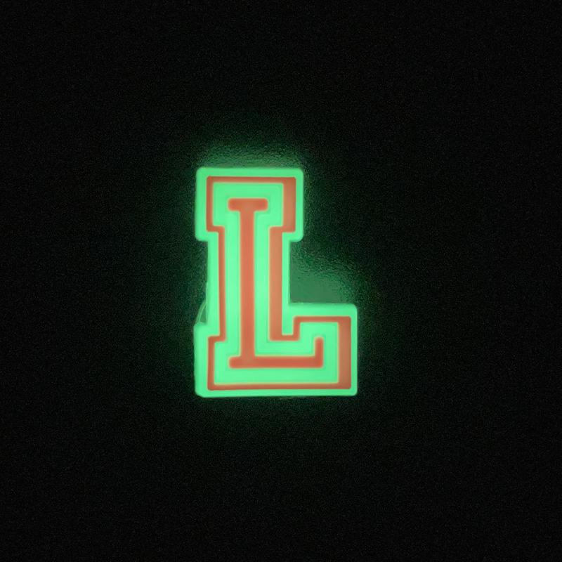 New Glow Letter Shoes Charms for Clog Sandals Shoe Charm Decoration 0-6 Number Alphabet ABC-Z Letter DIY Shoes Pins for Men Wome
