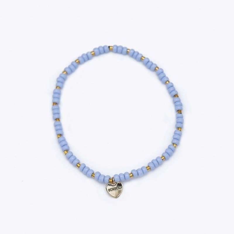 BONBEAU Gold edge simple color beads Bracelet Gold edge simple color layered bead bracelet