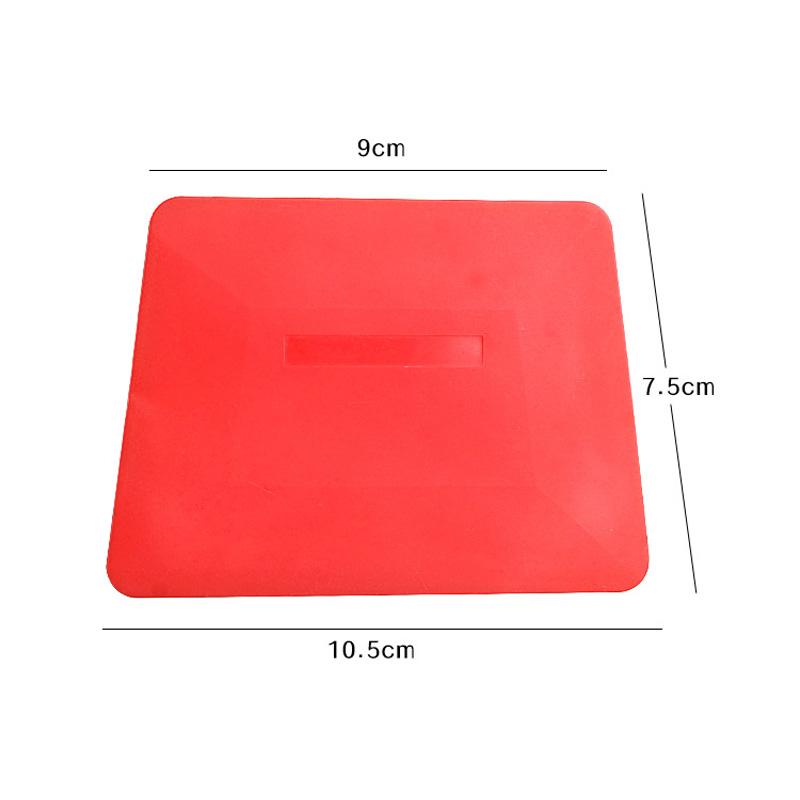 Trapezoid Card Squeegee Car Window Tint Vinyl Wrapping Squeegee Plastic Card Scraper with Different Hardness PPF Film Tools