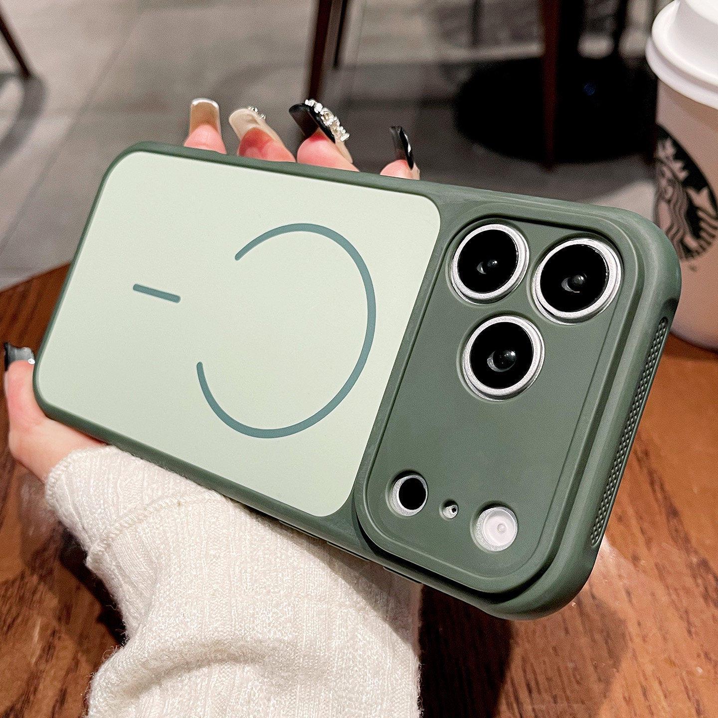 Apple 16 Pro/Plus Ultra-Thin Magnetic Ring Fashion Phone Case - High-End, Full Coverage, Drop-Proof. iPhone 16 Plus