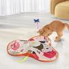 Hide And Seek Cat Toy Interactive Automatic Play Toy with Butterfly Wand And Moving Concealed Feather Kitten Exercise Hunting Game