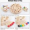 Houten Memory Match Stick Schaak Kleur Spelbord Puzzels Montessori Educatief Speelgoed Cognitieve Vaardigheid Leren Speelgoed