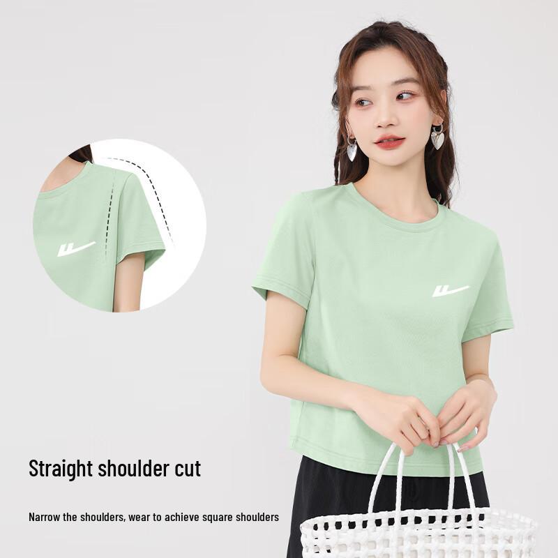 Warrior Women's Pure Cotton Short-Sleeve Crop Top