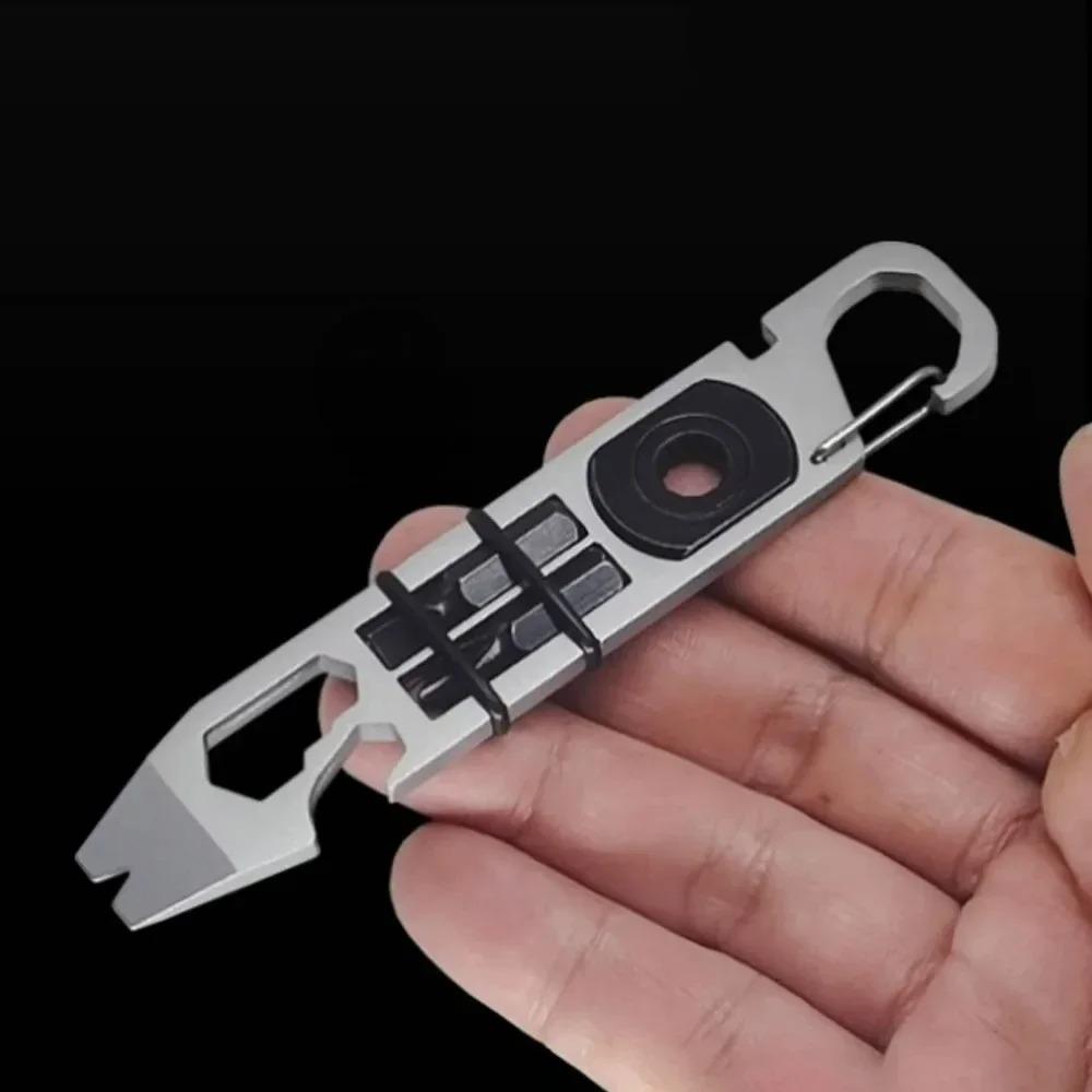 10 IN 1 Ratsche Schraubendreher Multifunktionales Brecheisen Mini EDC Multitool Inbusschlüssel Flaschenöffner Outdoor Fahrradreparaturwerkzeuge