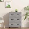 vidaXL Sideboard Grau Sonoma 69,5x34x90 Cm Holzwerkstoff