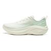Li Ning Ling Bo V3 Thick Sole Height Increasing Versatile Soft Rebound Running Shoes Women sneaker White Green ARSW112-4