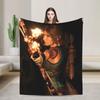 T-Tomb Raiders Plush Blanket Kids  Flannel Throw Blanket For Home Decor Soft Custom Quality Bedspread Gift