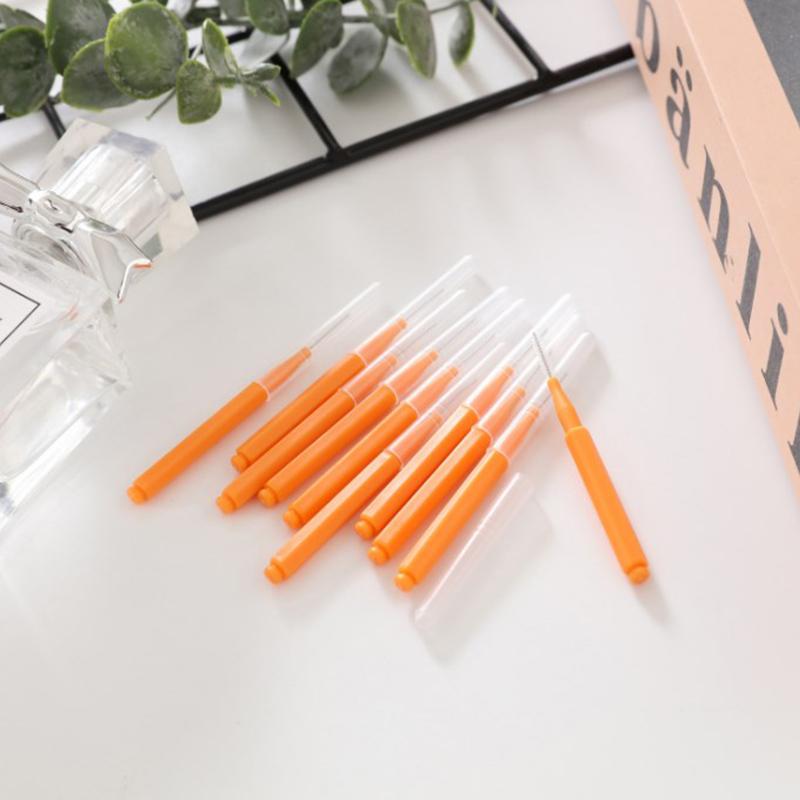 10 szt. szczoteczek międzyzębowych Denta Floss Cleaning Dental Brush Ortodontyczna szczoteczka do zębów
