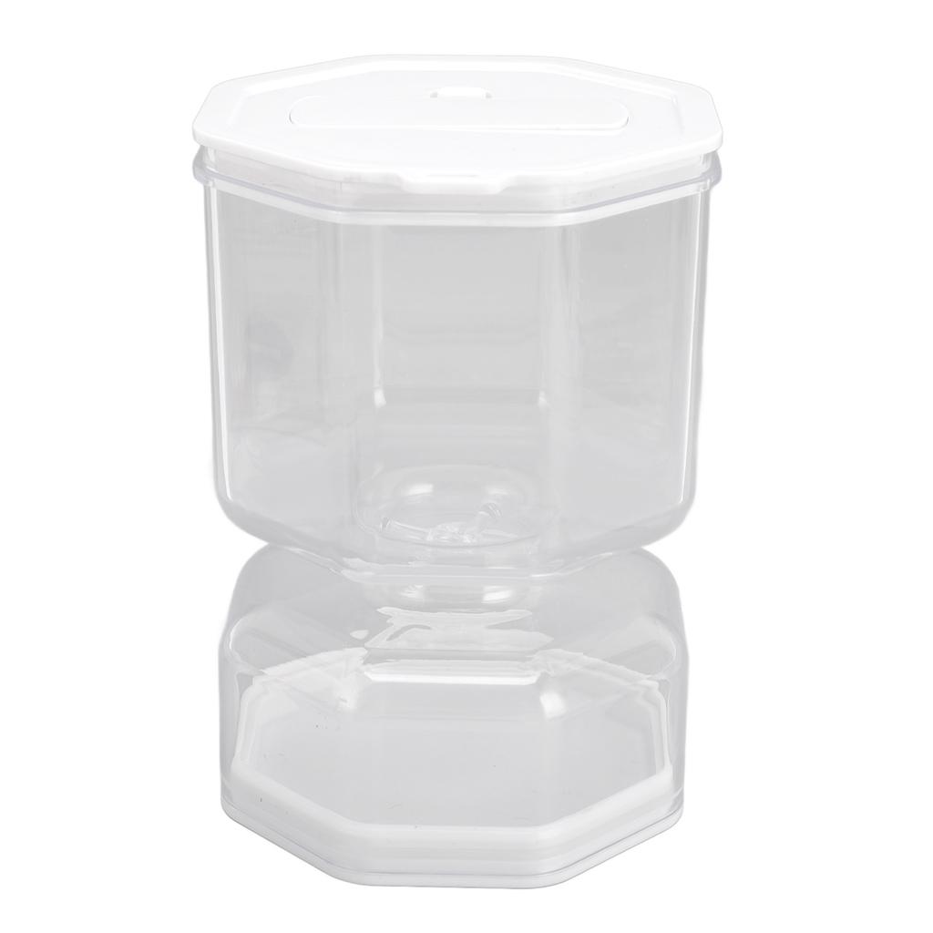 Pickle and Olive Hourglass Jar Plastic Leakage Proof Pickle and Olive Hourglass Jar Kitchen Supplies