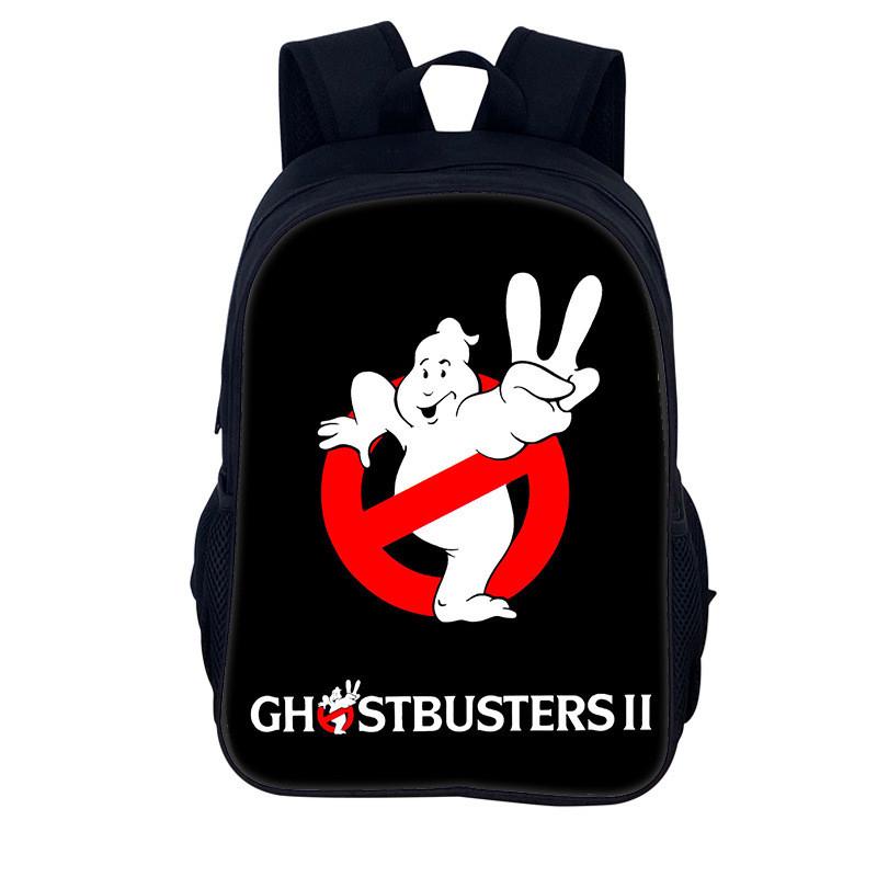 Ghostbusters 3d Print Kids Backpack With Nylon Material For School And Daily Use