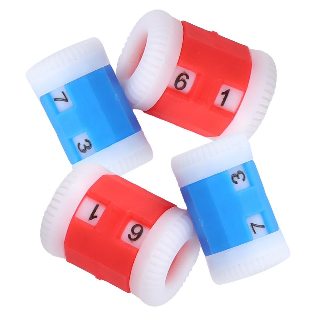 Plastikowy dzianinowy licznik Knitting szydełkowy ścieg Marker wiersz pierścień akcesoria do narzędzi do szycia kolor(2xL 2xS )