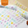 Cyansea Dopamine Jelly Nail Art Stickers - Colorful Letters & Numbers DIY Set