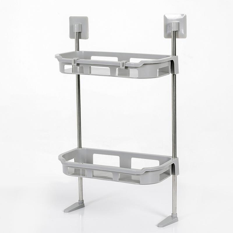 Wall-Mounted Multi-Functional Bathroom & Kitchen Storage Rack