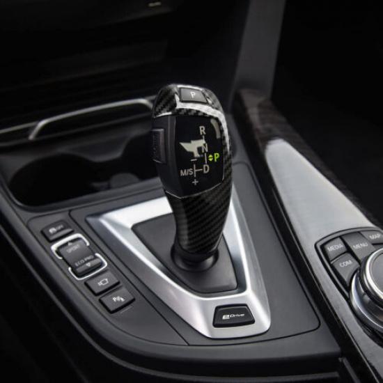 For BMW 3 5 Series X5 X6 F10 F30 F15 M Styling Gear Shift Knob Panel Trim Cover