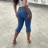 Women's High Waist Washed Women's Jeans Fashionable Versatile Straight Leg Pants