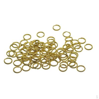 50 Pezzi Anelli Apribili Rotondi Diametro 10mm Per Creazione Gioielli oro