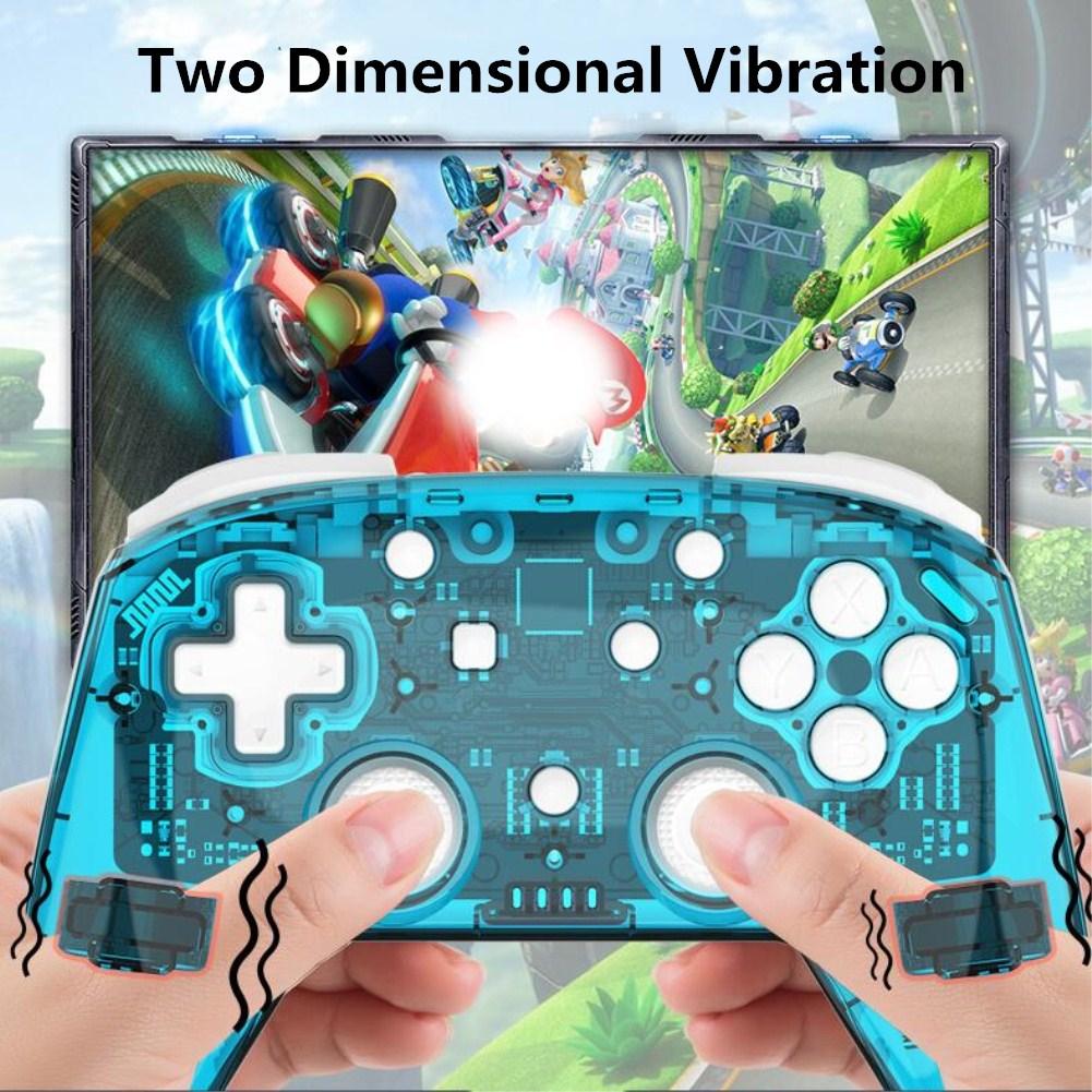 Wireless Bluetooth Vibrations Motion Sensing Game Controller for Switch PRO