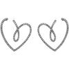 Love Earrings Tide Korean Temperament Stud Earrings Women'S Niche Design Earrings