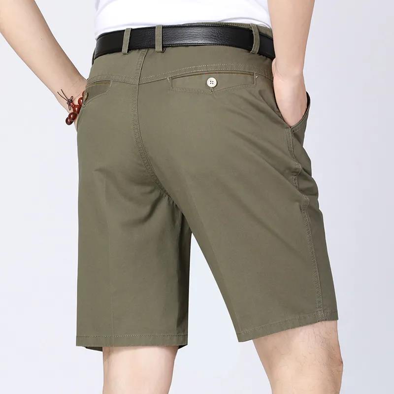 Men's Cotton Shorts   Knee Length Boardshorts Classic Comfortable Clothing Casual Trousers Male Short Trousers
