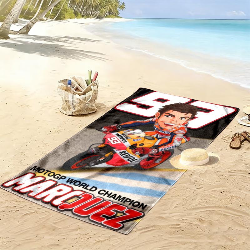 Marc Marquez Towel, Large Soft Quick Dry Towel for Beach Camping Swimming