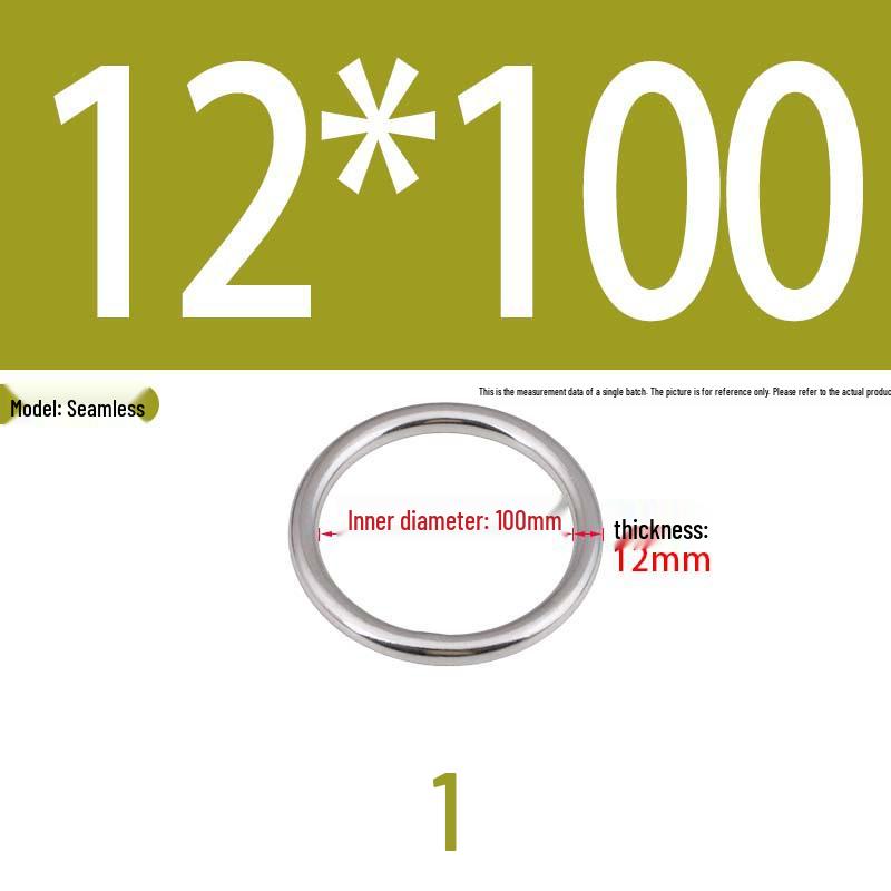 304 Stainless Steel Seamless O-Ring for Lifting and Hammock Yoga Connection