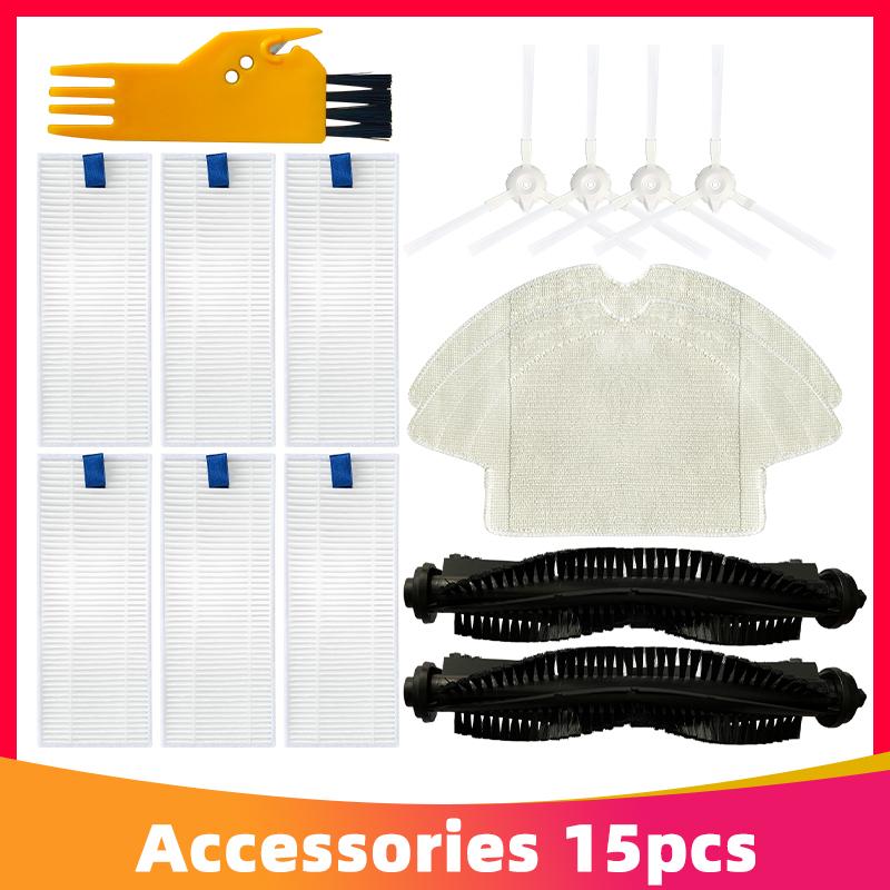 Fit For ( 360 S6 / Tefal Rowenta X-plorer 75 Serie Animal ) Main Side Brush Filter Mop Robot Vacuum Cleaner Spare Part Accessory