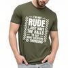 Streetwear Sommer Für Sie T-Shirt Ich bin nicht unhöflich, ich habe nur den Mut, das zu sagen, was jeder denkt Kurzarm Atmungsaktiv