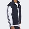 Adidas Originals Trefoil Vintage Contrast Nylon Sports Jacket Men Jackets Ink-Blue FM1537