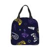 Cartoon Game Console Pattern Insulated Lunch Bags Cooler Bag Reusable Portable Tote Lunch Box Food Handbags Work Outdoor