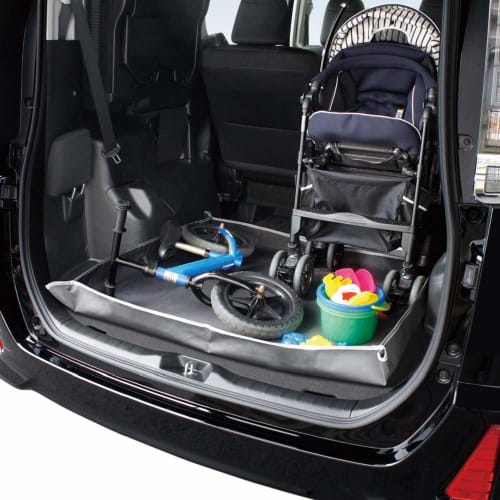 Tsuchiya Yac Car Interior Supplies 3D Trunk Seat Black L Size W120cm X D100cm RV-72