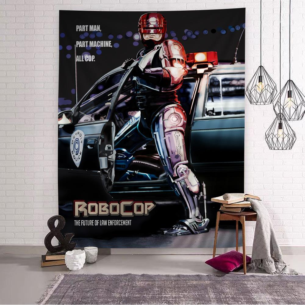Alter Film Robocop DIY Wandteppich Kunst Science-Fiction Zimmer Heimdekoration Wandkunst Dekor
