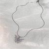 Butterfly Necklace Korean Style Butterflies Snake Bone Chain Statement Jewelry