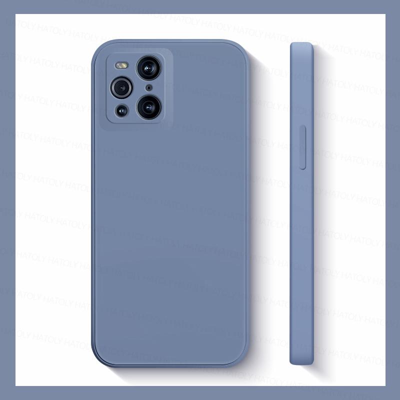 For Oppo Find X3 Pro Case Oppo Find X3 X5 X6 Pro X3 X5 Lite Cover TPU Liquid Silicone Shockproof Protective Phone Case