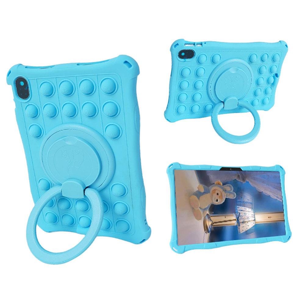

360 Rotate Soft Silicone Kids Safe Case For Honor Pad 8 12inch Full Body Handle Kickstand Tablet Cover With Strap