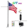 RGB Off-road Flagpole and Beach Atmosphere Light with Brake Function