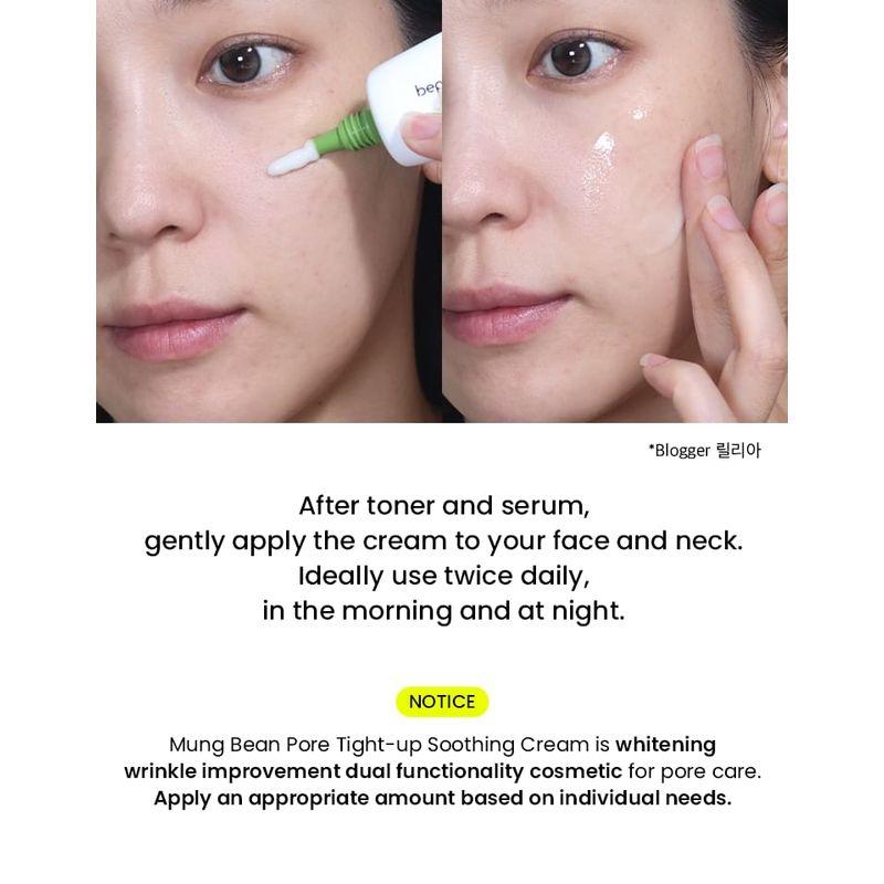 beplain - Mung Bean Pore Tight-up Soothing Cream