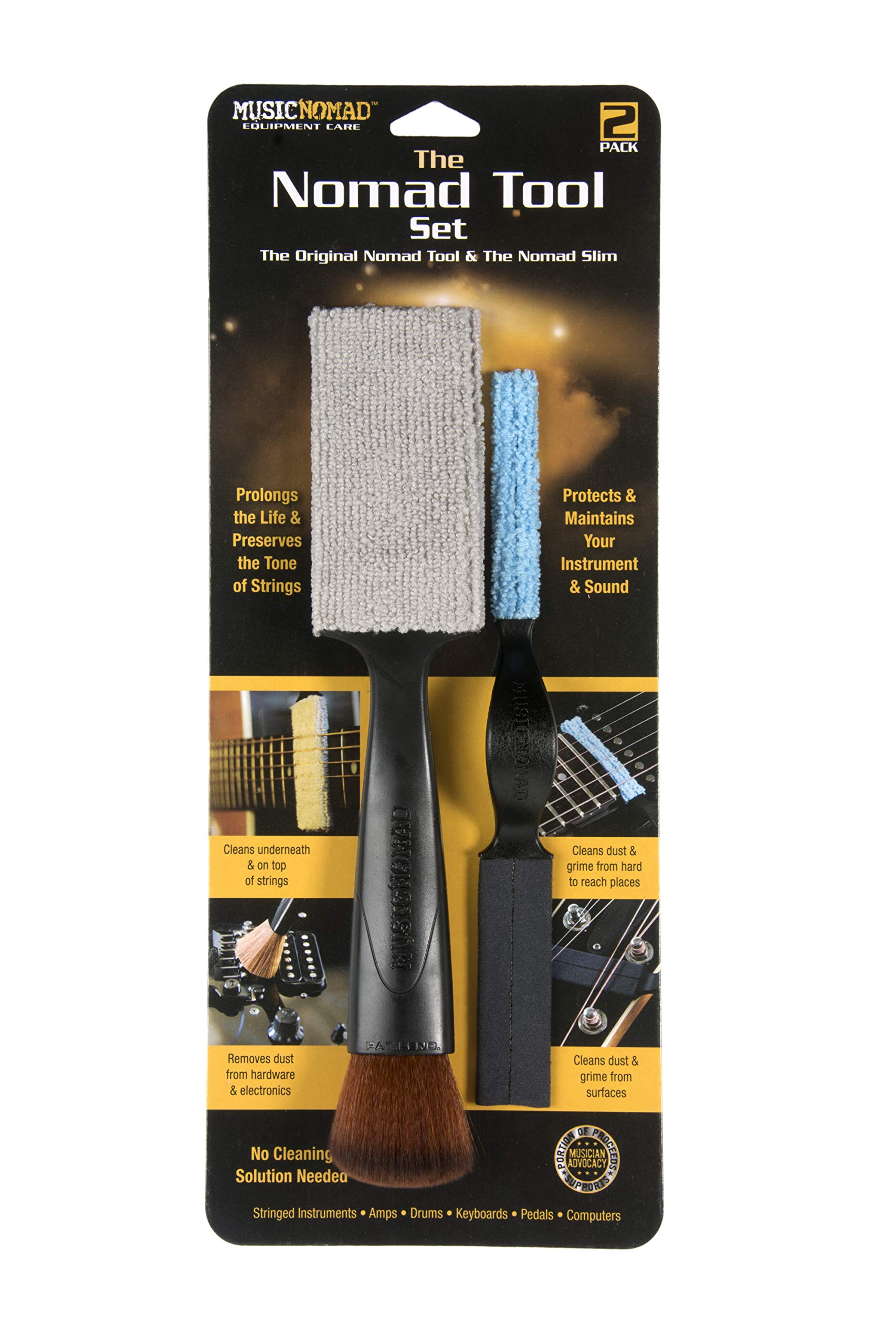 MUSIC NOMAD Nomad Tool Nomad Slim Cleaning Tool Set & MN204