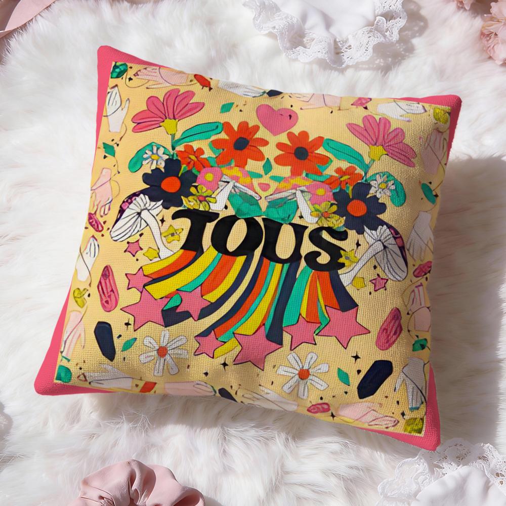 CRAFTED WITLOVE Potah na polštářek T-tousS Prémiové pohodlí Oboustranný potah na polštář - Design Dva v jednom pro jakoukoli místnost a interiér auta