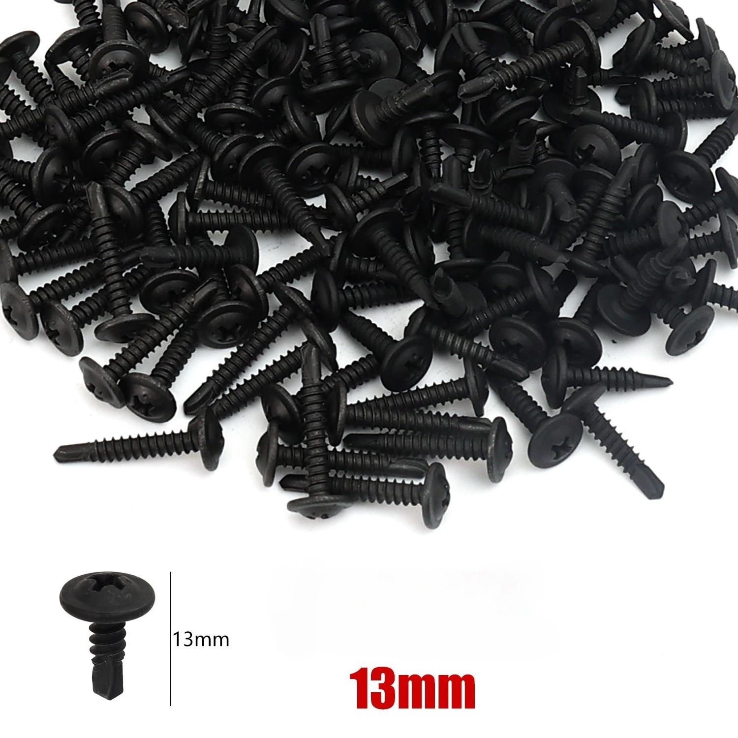 Stainless Steel Self-Tapping Screws Phillips Truss Head Countersunk Self-Drilling Screws Metal High Strength Screw Fastener 50PCS