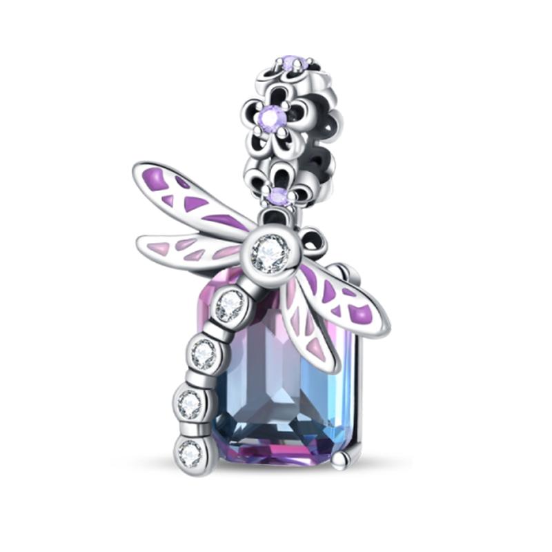 Copper Metal Princess Powder Series Elegant Exquisite Daily Bow Sweet Charm Bead Components Bead Components Compatible With Pan Authentic Original